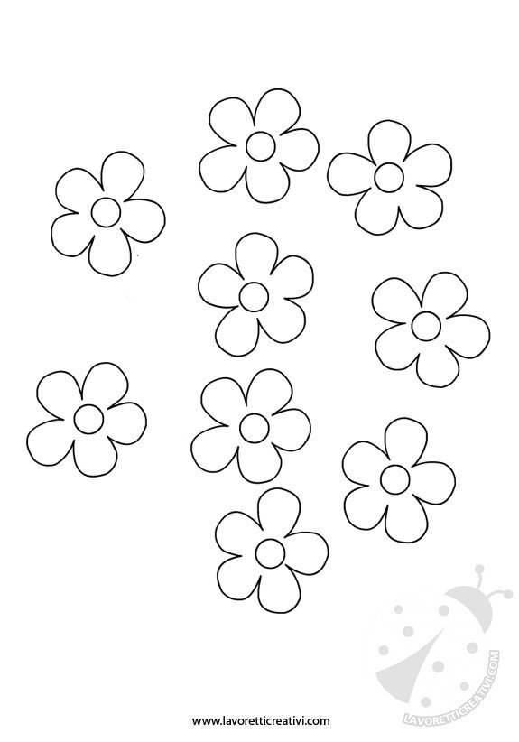 Ghirlanda di fiori – Sagome
