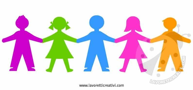 Disegni di bambini per mano