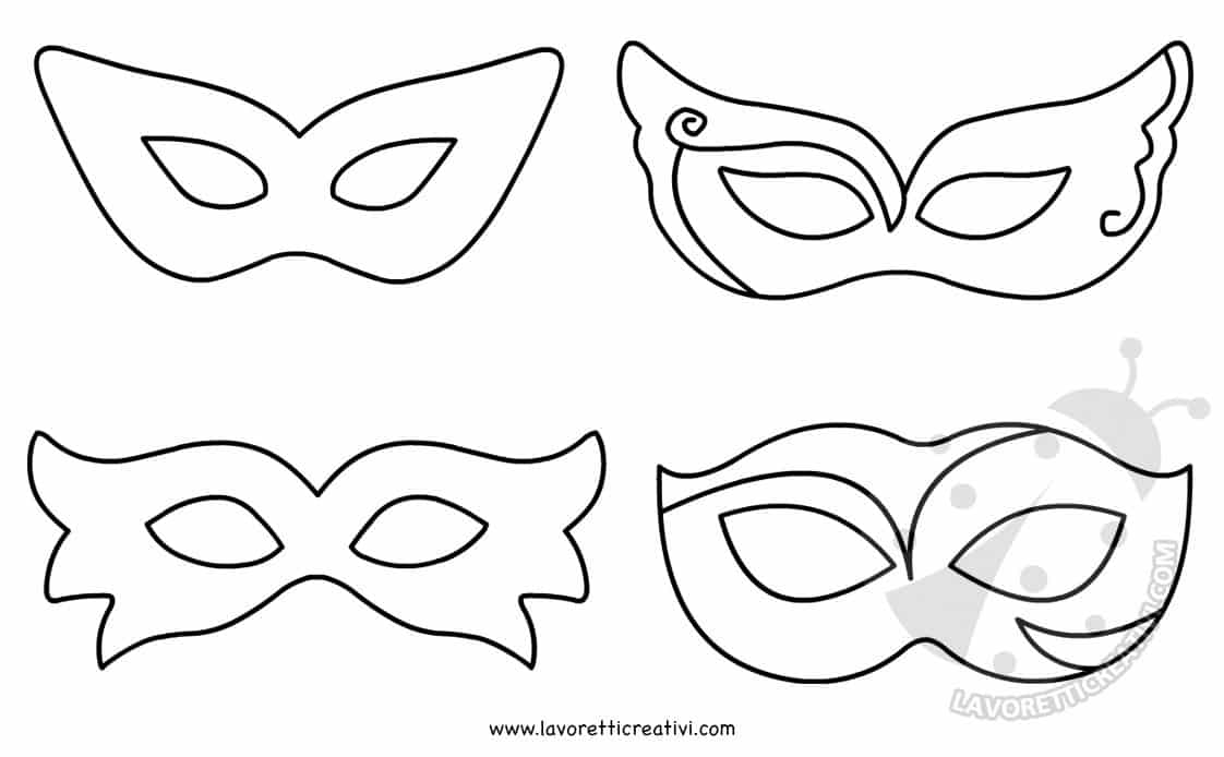 Maschere Di Halloween Per Bambini Da Colorare