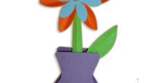 lavoretto vaso fiore