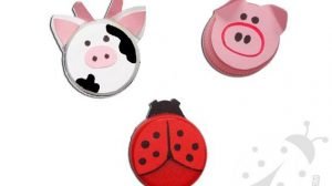 lavoretto mucca tappi plastica
