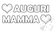 sagome auguri mamma
