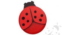 lavoretto coccinella tappo plastica