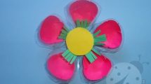 lavoretto fiore plastica
