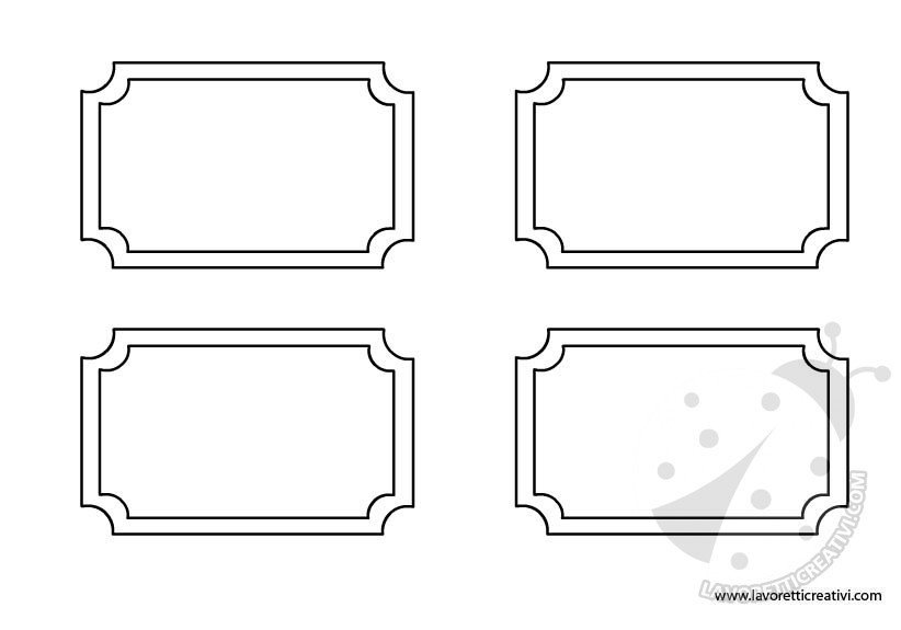 Etichette per quaderni scolastici - Lavoretti Creativi