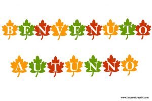 benvenuto autunno