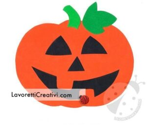 Zucca Halloween di carta