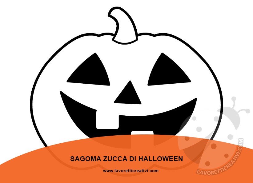 Sagoma zucca di Halloween 9 zucca halloween da stampare