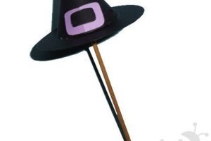 lavoretto cappello strega halloween
