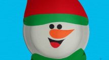 pupazzo di neve lavoretto