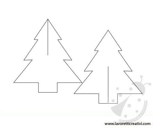 Disegni Di Natale 3d.Un Albero Di Natale 3d Lavoretti Creativi