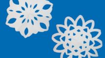 fiocchi neve carta