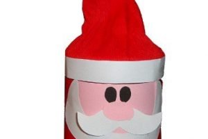 lavoretto barattolo babbo natale1