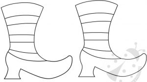 sagome scarpe befana