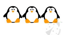 festone pinguini