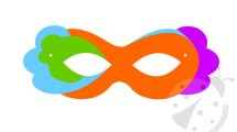 maschera carnevale da ritagliare