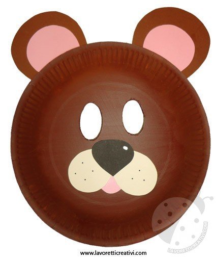 maschera-orso-piatto-4