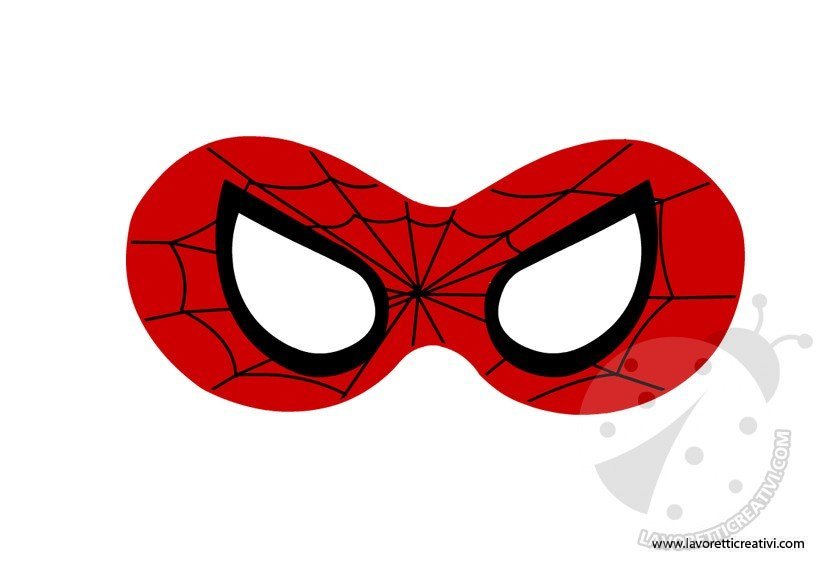 maschera spiderman