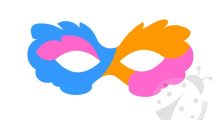 maschere carnevale da ritagliare 41