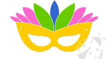 maschere carnevale piume