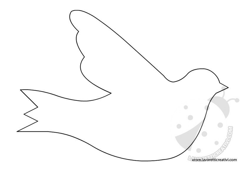 disegni colombe pasquali per cuddura