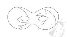 sagoma maschera fantasia