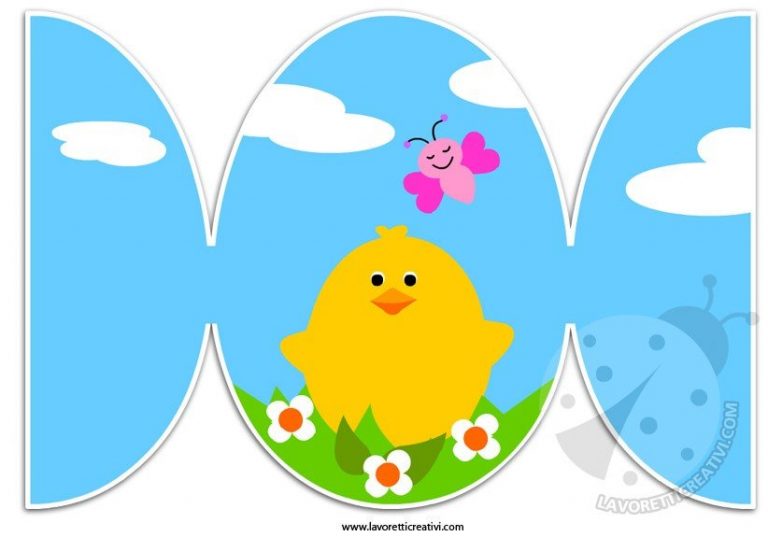 Buona Pasqua, biglietto da colorare, coniglietto, uovo di Pasqua, primavera, fai da te, biglietto d'auguri stampabile, download digitale, PDF - Italia