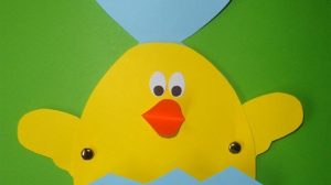 biglietto uovo pulcino