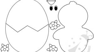 sagome lavoretto uovo pulcino