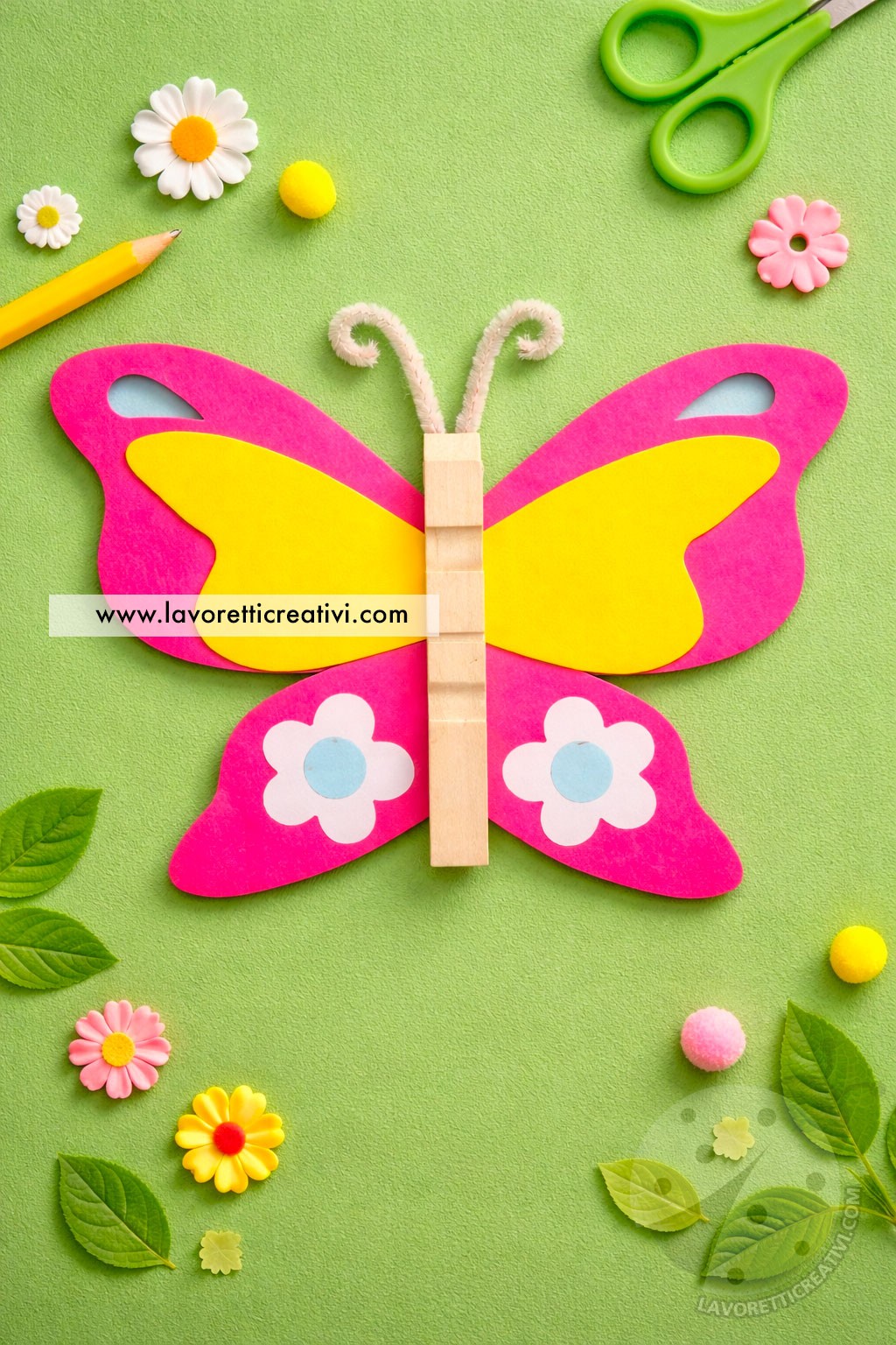 farfalla semplice per bambini