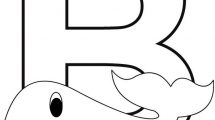 alfabeto disegni lettera b