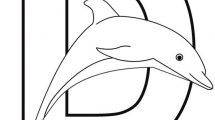 alfabeto disegni lettera d
