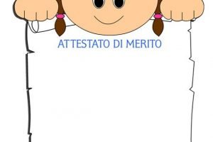 attestato merito bambina 2