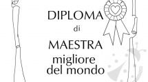 diploma maestra migliore del mondo