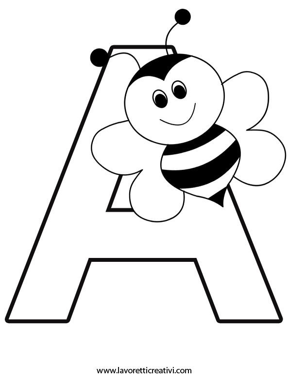 Alfabeto Con Disegni Lettera A Lavoretti Creativi Alfabeto Con Disegni Lettera A Lavoretti Creativi