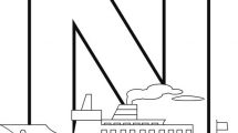 alfabeto disegni lettera n