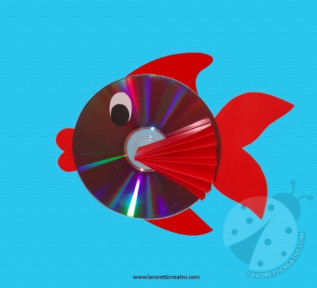 Realizzare un pesce con il CD