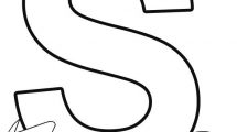alfabeto disegni lettera s