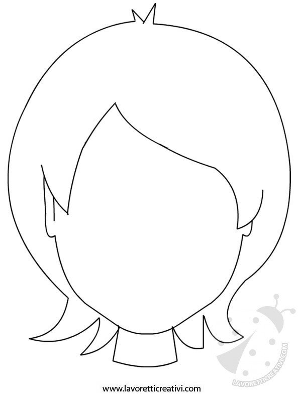 Disegni Di Facce Di Bambini Da Colorare