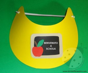 Visiera benvenuto in prima
