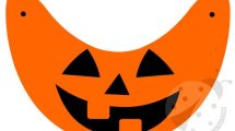 visiera zucca halloween