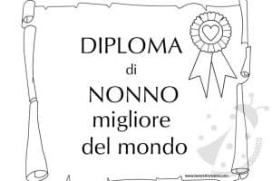 diploma nonno migliore del mondo