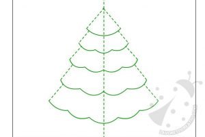 biglietto albero 3d 2