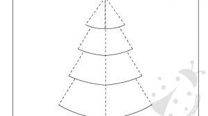 biglietto albero natale pop up