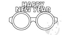 occhiali happy new year