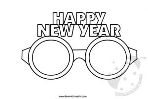 occhiali happy new year