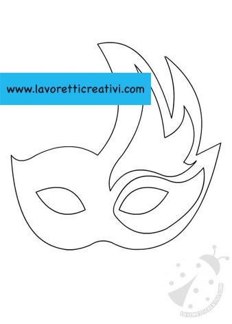 Lavoretti di Carnevale &#8211; Maschera Veneziana