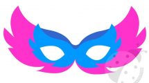 maschera carnevale da ritagliare