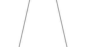 sagoma cravatta larga