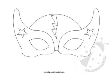 Mantello Supereroe Bambini Con Maschera - 70x70cm, Raso, Con Velcro, Regalo Halloween, Compleanno, Cosplay (Nero)